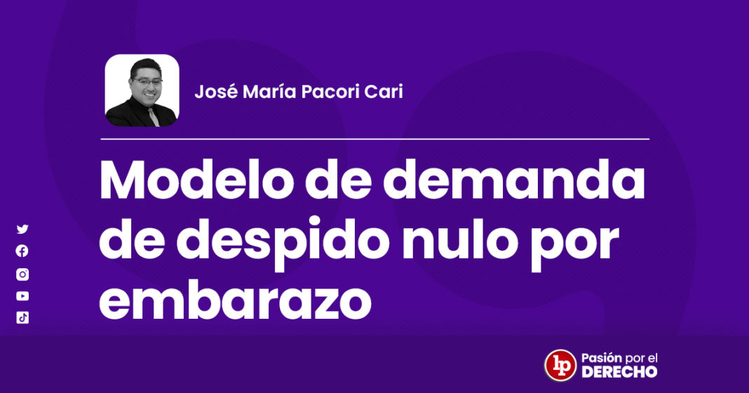 Modelo De Demanda De Despido Nulo Por Embarazo LP