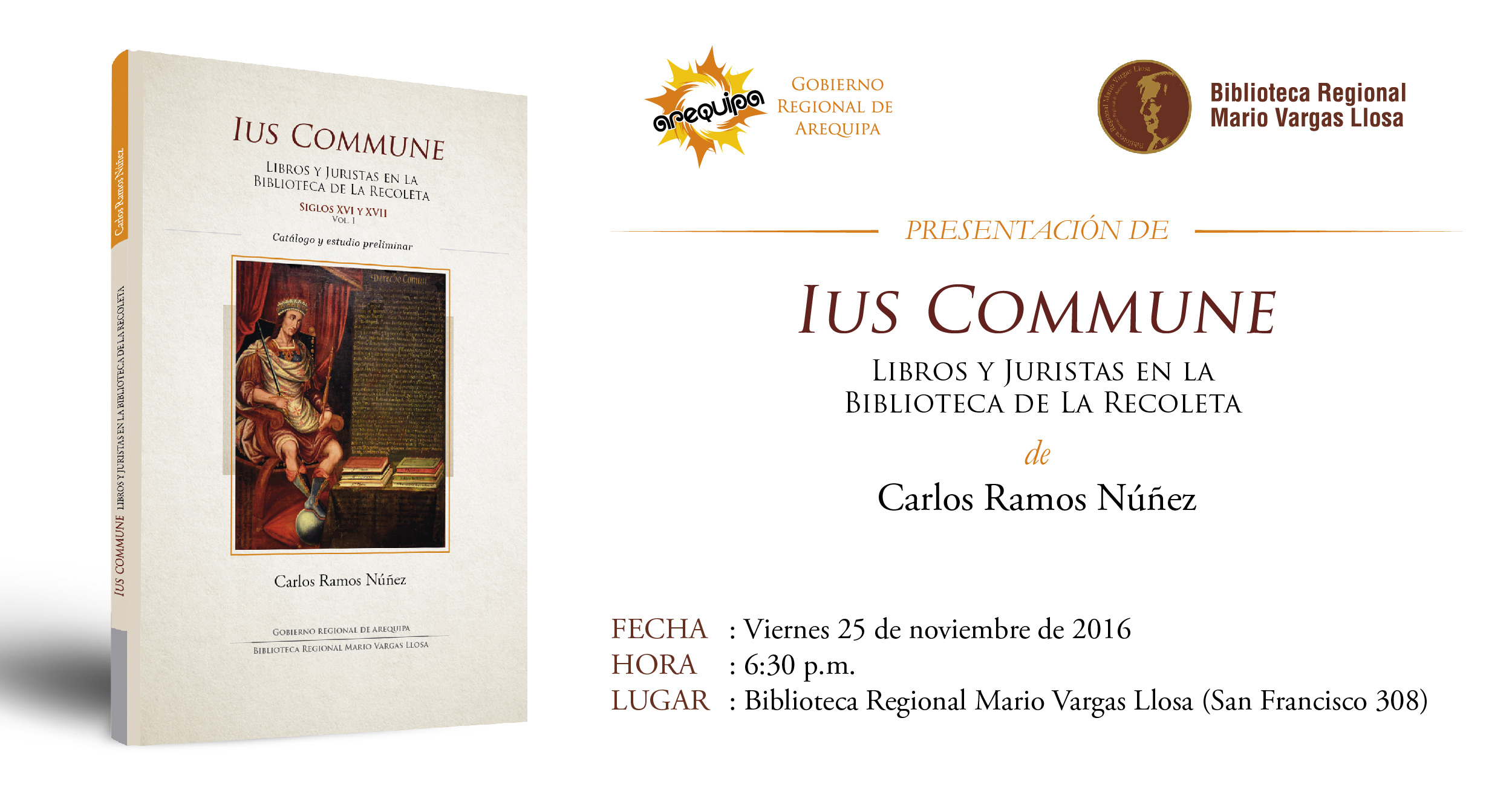 (Afiche: Biblioteca Regional Mario Vargas Llosa).