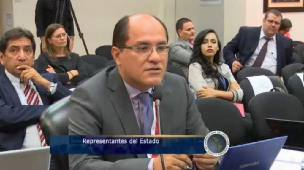 Luis Alberto Huerta Gerrero, procurador supranacional, representante del Estado peruano en este caso.