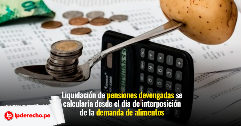 Liquidación De Pensiones Devengadas Se Calcularía Desde El Día De Interposición De La Demanda De 4063