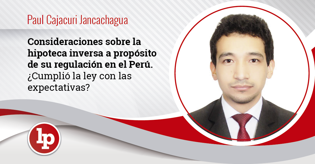 Consideraciones sobre la hipoteca inversa a propósito de su regulación ...