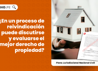 En un proceso de reivindicacion puede discutirse y evaluars el mejor derecho de propiedad-civil-LP