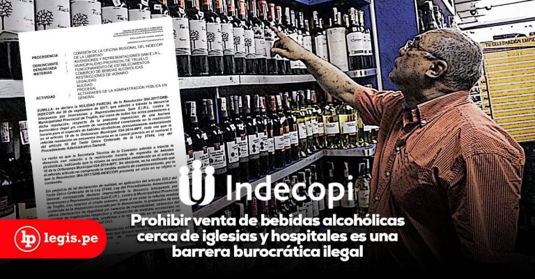 Prohibir venta de bebidas alcohólicas cerca de iglesias y hospitales es una barrera burocrática ilegal Prohibir venta de bebidas alcohólicas cerca de iglesias y hospitales es una barrera burocrática ilegal