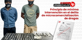 Principio de minima en el delito de microcomercializacion de drogas - penal - juris - LP