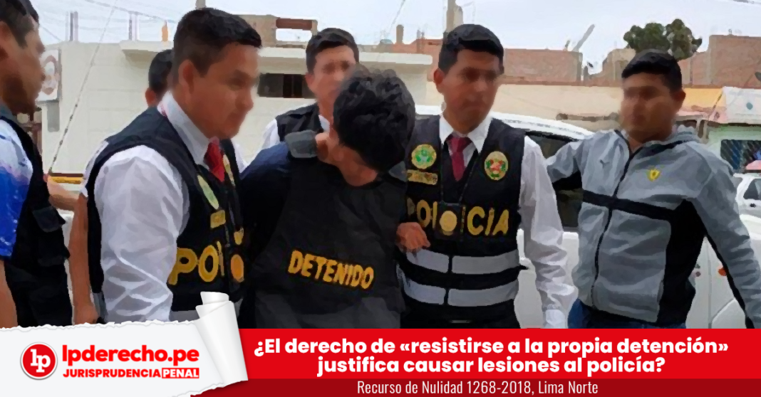 Recurso de Nulidad 1268-2018, Lima Norte con logo de jurisprudencia penal y LP