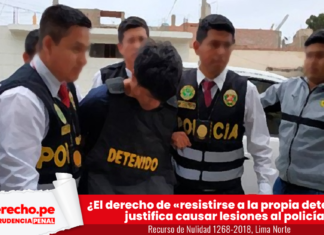 Recurso de Nulidad 1268-2018, Lima Norte con logo de jurisprudencia penal y LP