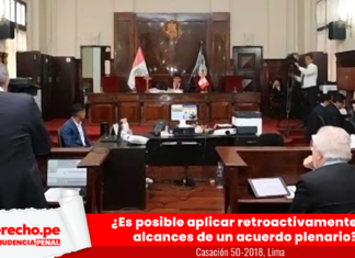 Casación 50-2018, Lima con logo de jurisprudencia penal y LP