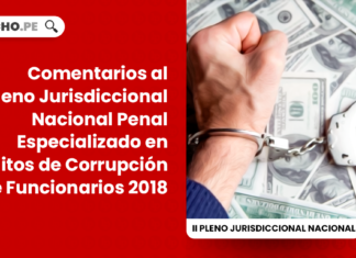 Comentarios al II Pleno jurisdiccional nacional penal especializado en delitos de corrupcion de funcionarios 2018-LP