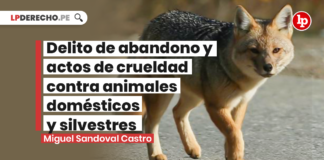 Delito de abandono y actos de crueldad contra animales domesticos y silvestres - LPDerecho