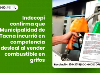 Indecopi confirma que municipalidad de acna incurrio en competencia desleal al vender combustible en grifos-LP