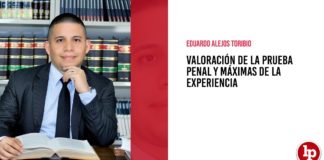 Valoración de la prueba penal y máximas de la experiencia, por Eduardo Alejos Toribio
