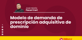 Modelo de demanda de prescripción adquisitiva de dominio