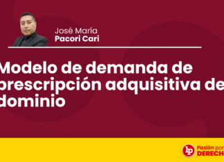 Modelo de demanda de prescripción adquisitiva de dominio