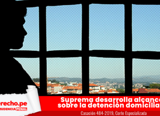 Casación 484-2019, Corte Especializada con logo de jurisprudencia penal y LP