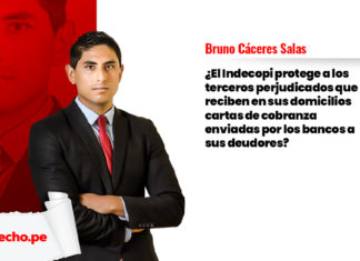 Bruno Cáceres Salas LP ante indecopi terceros