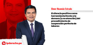 Elmer Huamán Estrada silencio positivo