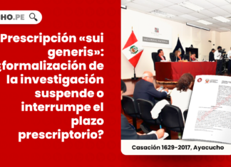 Prescripcion -sui generis- formalizacion de la investigacion suspende o interrumpe el plazo prescriptorio-penal-LP