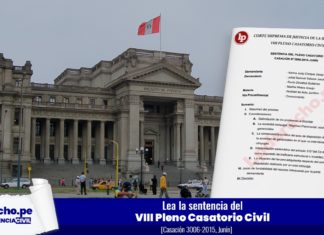 VIII Pleno Casatorio Civil Casación 3006-2015, Junín Corte Suprema con logo de jurisprudencia civil de lpderecho