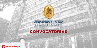 Convocatorias del Ministerio Público con logo de LP