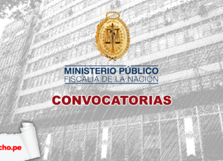 Convocatorias del Ministerio Público con logo de LP