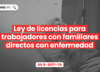Ley de licencias para trabajadores con familiares directos con enfermedad en estado grave [Ley 30012] y reglamento