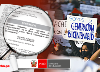 Decreto Supremo 014-2020-Minedu beca generación bicentenario con logo LP