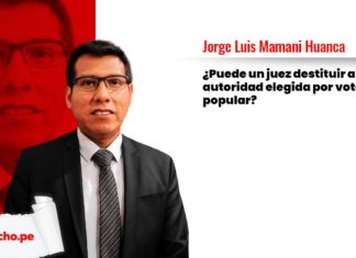 Puede juez destituir a autoridad elegida por voto popular - Jorge Luis Mamani Huanca con logo LP