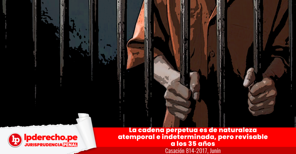 [VÍDEO] La cadena perpetua es de naturaleza atemporal e indeterminada