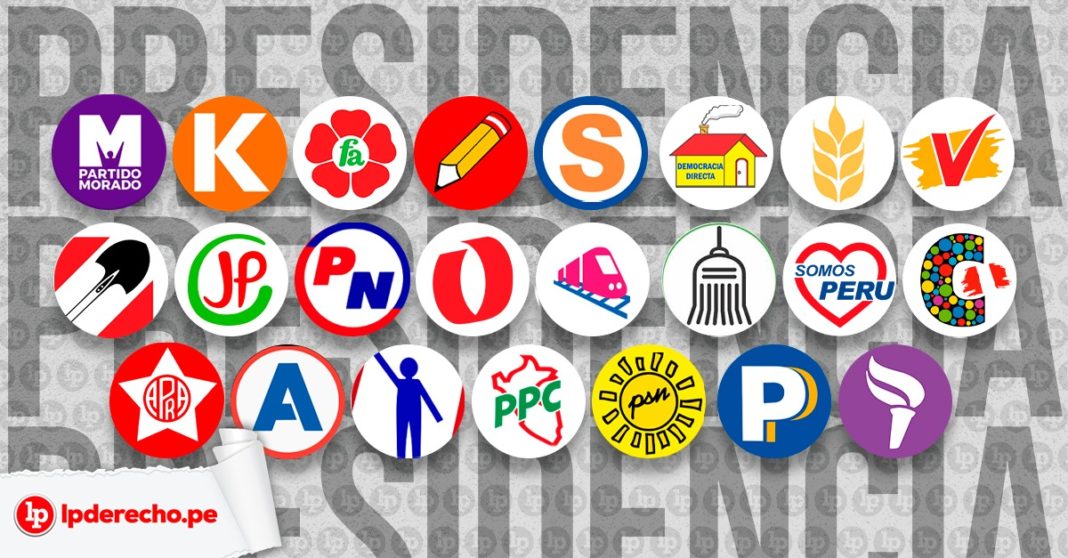 Logos de los partidos políticos para las elecciones 2021 con logo de LP