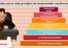 ¿Cuáles son los siete principios de interpretación constitucional?