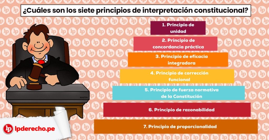 ¿cuáles Son Los Siete Principios De Interpretación Constitucional Lpemk 2778