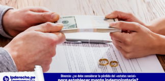 Casación 3464-2010, Lima-LP - divorcio estatus social indemnización dinero matrimonio anillos