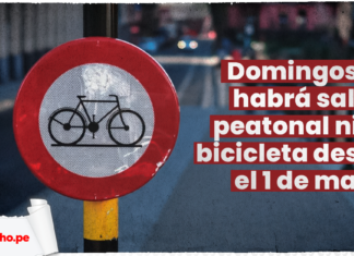 Señalética prihibido bicicletas