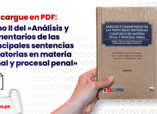 Analisis principales sentencias casatorias materia penal procesal penal - tomo II - LP