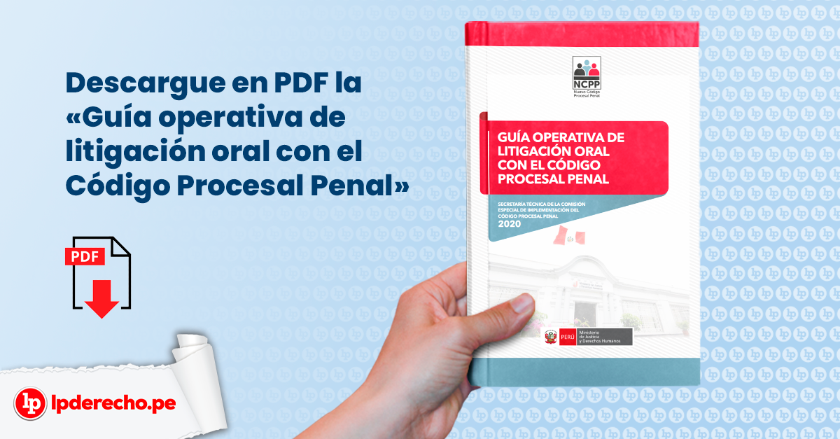 Descarga En PDF La «Guía Operativa De Litigación Oral Con El Código ...