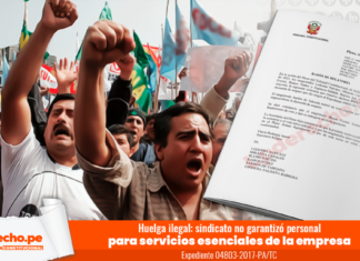 Huelga ilegal: sindicato no garantizó personal para servicios esenciales de la empresa
