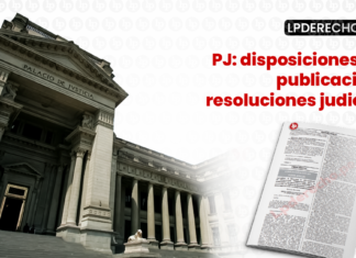 PJ: disposiciones para publicación de resoluciones judiciales