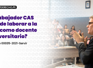¿Trabajador CAS puede laborar a la vez como docente universitario?