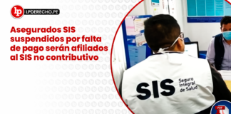 Asegurados SIS suspendidos por falta de pago serán afiliados al SIS no contributivo