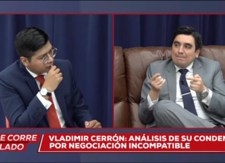 Vladimir-Cerron-analisis-condena-negociacion-incompatible con logo de LP