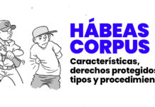 Hábeas corpus: características, derechos protegidos, tipos y procedimiento hábeas corpus -banner