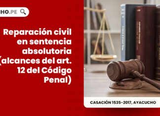 Reparación civil en sentencia absolutoria (alcances del art. 12 del Código Penal)