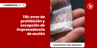 TID: error de prohibición y excepción de improcedencia de acción