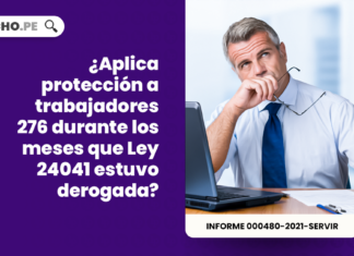 ¿Aplica protección a trabajadores 276 durante los meses que Ley 24041 estuvo derogada?