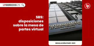 SBS: disposiciones sobre la mesa de partes virtual