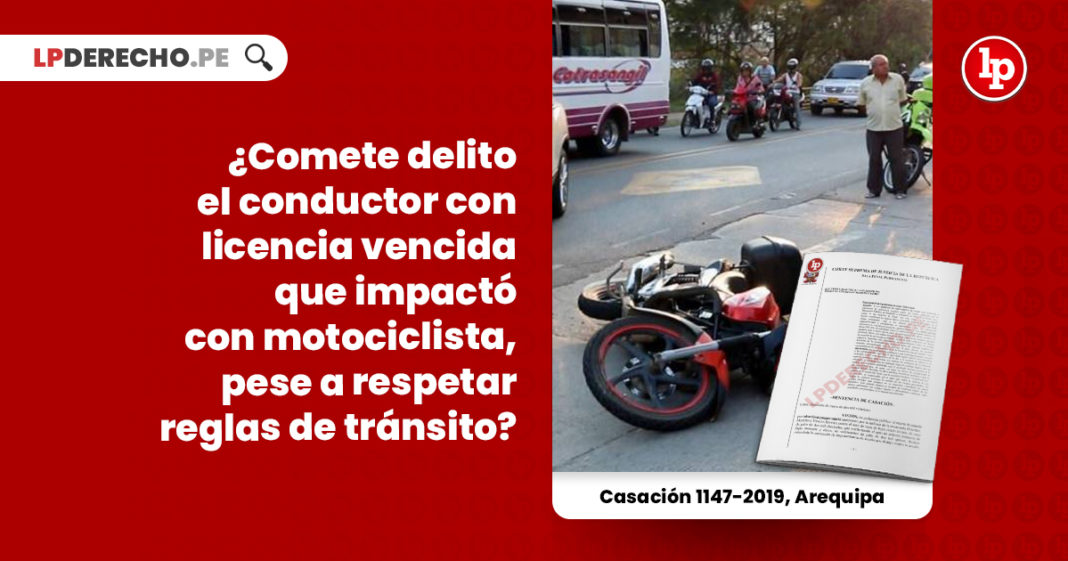 autopuesta-peligro-lesiones-accidente-transito-motociclista-imputacion-objetiva-casacion-1147-2019-arequipa-LP