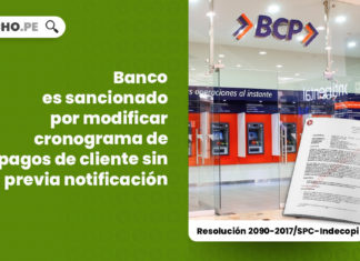 banco-sancionado-modificar-condiciones-linea-credito-previa-notificacion-resolucion-2090-2017-spc-indecopi-LP