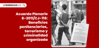 beneficios-penitenciarios-terrorismo-criminalidad-organizada-acuerdo-plenario-8-2011-cj-116-LP