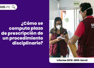 computo-plazo-prescripcion-procedimiento-disciplinario-informe-2078-2019-servir-LP
