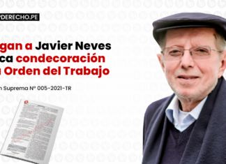 otorgan a Javier Neves Mujica condecoracion de la orden del trabajo-LP